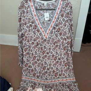 Cato Floral V-Neck Dress